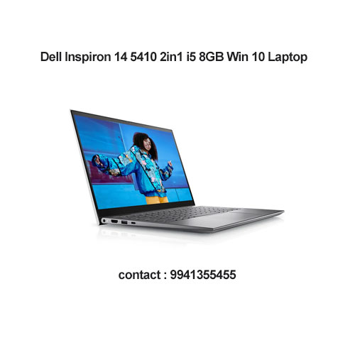 Dell Inspiron 14 5410 2in1 i5 8GB Win 10 Laptop chennai