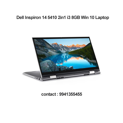 Dell Inspiron 14 5410 2in1 i3 8GB Win 10 Laptop chennai