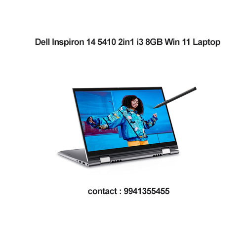 Dell Inspiron 14 5410 2in1 i3 8GB Win 11 Laptop chennai